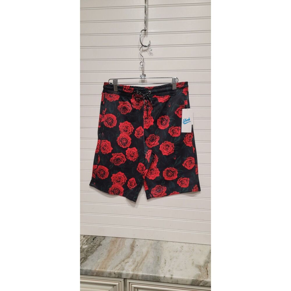 Fresh Prince of Bel-Air Mens Red/Black Shorts Size S NWT